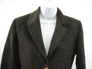 you are bidding on a daniel rebecca brown button down jacket blazer in