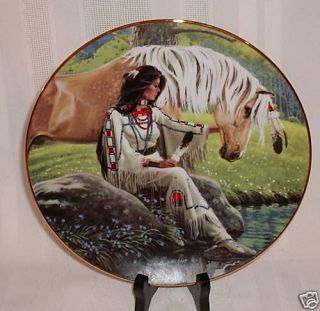 Prairie Flower David Wright Hamilton Collector Plate