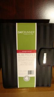 Day Runner Slim Undated Planner Model 5099 0286 Black