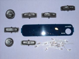 9A OEM BUTTON SET FOR GM GMC CHEVROLET CHEVY TRUCK OR SUV RADIO WITH