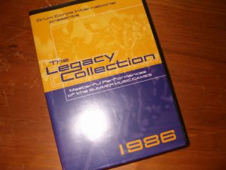 NEW 1986 DRUM CORPS INTERNATIONAL DCI CHAMPIONSHIP DVD CAVALIER CADET