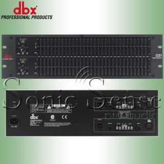 DBX 1231 Graphic Equalizer 31 Band EQ 12 DX1231 Free Priority Shipping