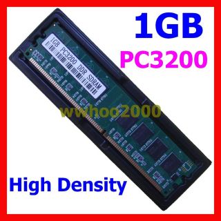 1GB PC3200 DDR 184pin 400 MHz Desktop Memory