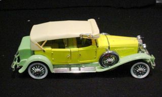 Franklin Mint 1930 Duesenberg J Derham Tourster 1 24 Scale Model Car