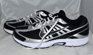 Nike Dart 8 Black White Silver Mens Running Shoes 395841 003 Sz 13 New