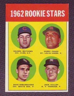 1963 Topps 54 1962 Rookie Stars Dave DeBusschere