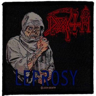 Death Leprosy Official Sew on Woven Patch Death Metal New