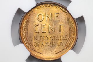 1909 VDB Lincoln Wheat Cent Penny NGC MS66 RD United States Mint Coin