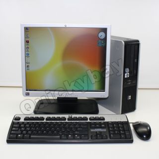 HP DC5800 Desktop Computer Core 2 Duo/ Windows 7/ 2GB/ 80GB + 17 LCD