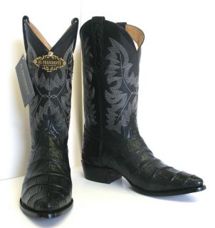 Crocodile Alligator Belly Cut Design Cowboy Boots