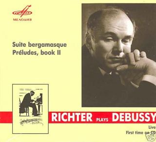 Richter Live Debussy Suite Bergamasque Preludes CD Mel New