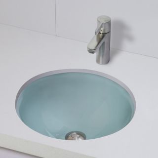 DecoLav Translucence Round 12mm Glass Undermount Bathroom Sink