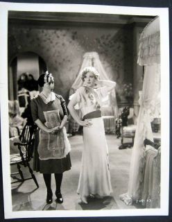 1931 Marion Davies in Bedroom with Maid in MGMs Its A Wise Child
