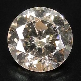 33cts 4.6mm Sparkling Yellowish Brown Natural Loose Diamond