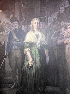 Marie Antoinette Leaving Convention After Sentence Paul Delaroche 1871