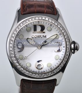 corum bubble large quartz diamond watch