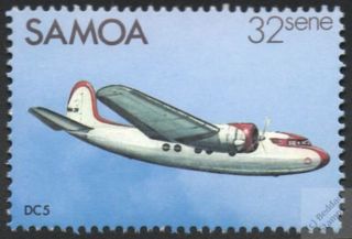 Douglas DC 5 DC5 Commercial Airplane Aircraft Stamp