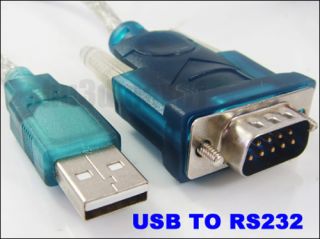 USB 2.0 TO RS232 9 PIN SERIAL DB9 ADAPTER CABLE S441 Features: