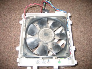 NMB DC brushless 12V fan motor with plastic shroud model 4710NL 04W