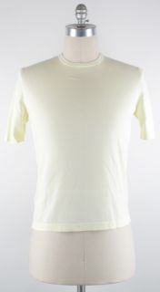 New $245 Della Ciana Yellow T Shirt Medium