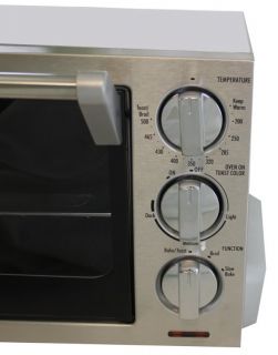 New DeLonghi EO1260 1400W 0 5 CU ft 6 Slice Toaster Oven w Broiler Non