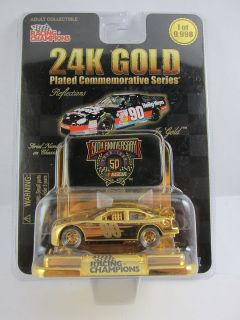 NEW 24K GOLD PLATED #90 DICK TRICKLE HEILIG MEYER CITGO 50TH DIECAST