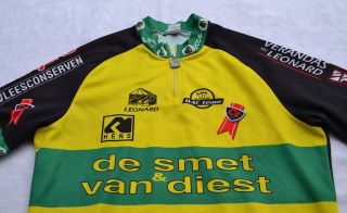 De SMET Van Diest Cycling Jersey by Decca Mens Medium Belgium