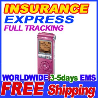 Sony Digital Voice Recorder ICD UX512F PCM  2G Pink