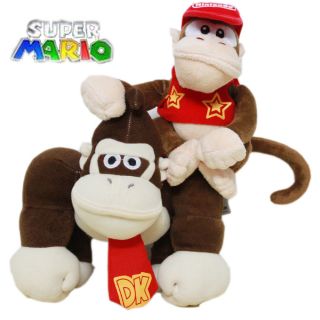 Nintendo Super Mario Souvenirs Diddy Donkey Kong 2 Plush Stuffed
