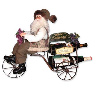 NEW Handcrafted Karen Didion 25 Wine Trike Santa