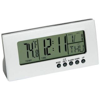 New Digital Clock Calendar Alarm Indoor Temperature Home Office Work