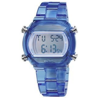 Adidas ADH6507 Digital Chrono Blue Acrylic Watch Brand New