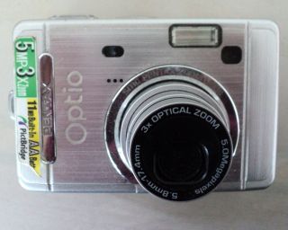 Pentax Optio S50 5 4 MP Digital Camera Silver