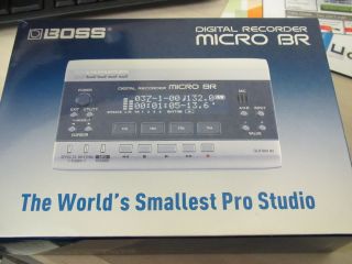 Boss Micro BR Digital Recorder In Box Worlds Smallest Pro Studio