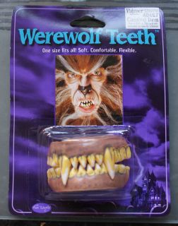 Werewolf Teeth Fake False Halloween Teen Wolf Dentures