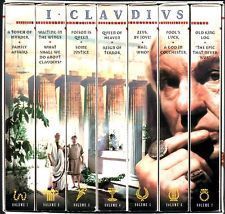 Claudius PBS Miniseries Derek Jacobi John Hunt 7 VHS Box Set MINT