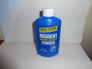 Rigident Denture Adhesive Powder 6 3oz Bottles