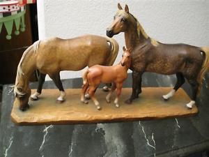 Anri Helmut Diller Living Wood Horse Family Perfect