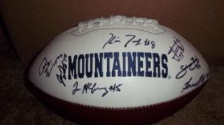 2010 WVU West Virginia Moutaineers Team Signed Football Certificate