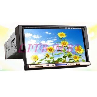 LCD Touchscreen 1 DIN Car DVD Player Stereo Radio FM Am