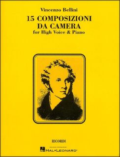 Hal Leonard Bellini 15 Composizion Da Camera High Voice