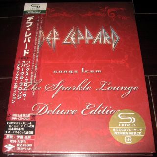 Def Leppard Songs from Sparkle Lounge Japan Deluxe SHM CD DVD 2 Bonus