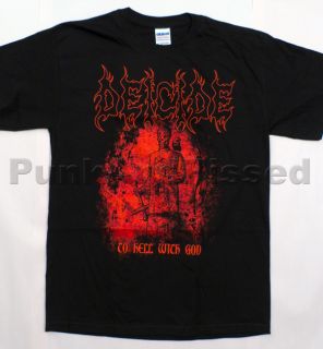 Deicide to Hell with God T Shirt Official Fast SHIP
