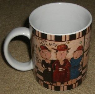 Collector Mugs Buzz Cafe Dan DiPaolo Ceramic Coffee Mug Cup New in