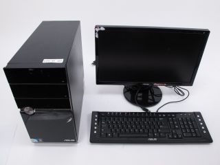 ASUS CM5571 Desktop Computer Bundle w/Monitor, Keyboard 1 TB HD, 6 GB
