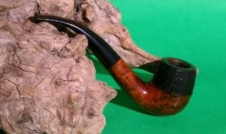 Jobey Asti Classic #145 Two Tone Rough Smooth Bent Egg Pipe