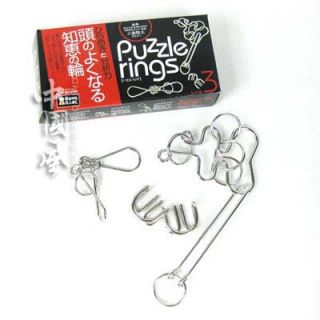 Chinese Puzzle Nine Linked Ring Series Puzzle Rings 3