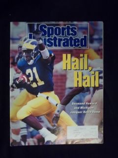 Sports Illustrated August 5 1991 NCAA Desmond Howard Michigan