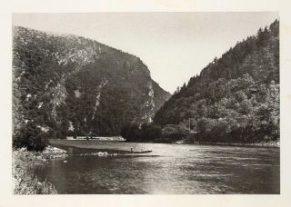  delaware water gap river mountains photogravure original photogravure