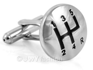 Material Rhodium Plated (Inner metal is Copper ) Cufflinks Size 18mm